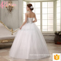 Wholesale women off shoulder sweetheart lace applique plus size ball gown wedding dress